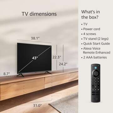All-new Amazon Fire TV 43" 4-Series 4K UHD Smart TV