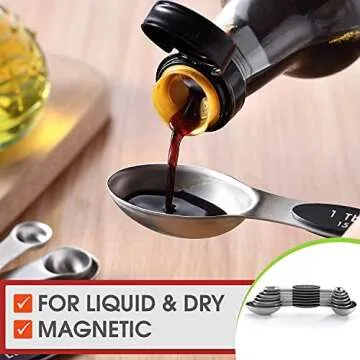 Precision Measuring Cups & Spoons Set for Every Kitchen