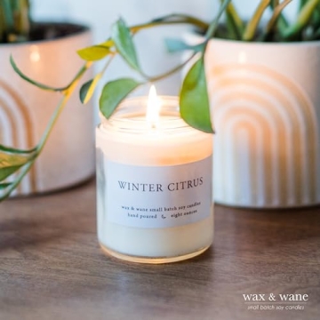 Handmade Wax & Wane Winter Candle Set - Eco-Friendly Soy