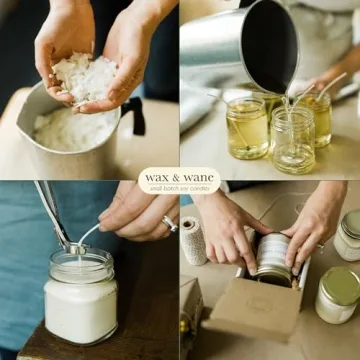 Handmade Wax & Wane Winter Candle Set - Eco-Friendly Soy