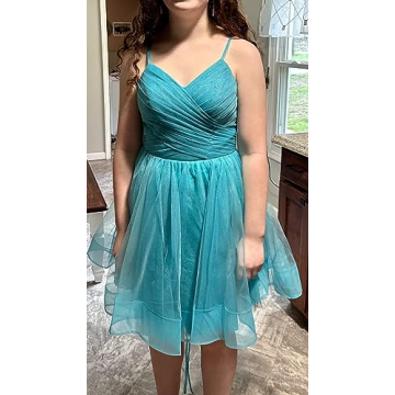 Elegant Women's Burgundy Homecoming Tulle Dress 2024