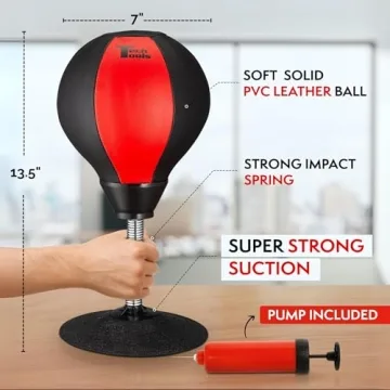 Tech Tools Desktop Punching Bag for Stress Relief