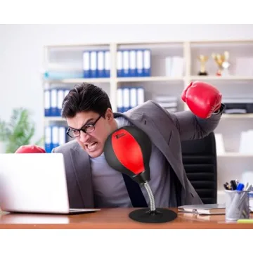 Tech Tools Desktop Punching Bag for Stress Relief