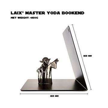 Master Yoda Bookend for Star Wars Lovers - Unique Decorative Gift