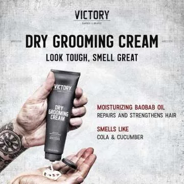 Versatile Dry Grooming Cream for Men | Victory Brand Hair Care