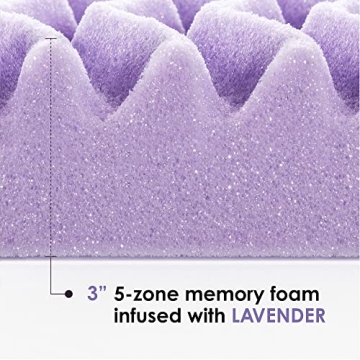 Best Price Mattress King Mattress Topper with Lavender
