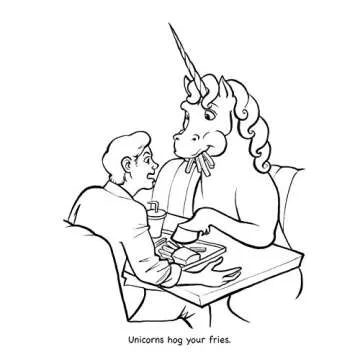 Unicorns Are Jerks: A Funny Adult Coloring Book Exposing the Cold, Hard, Sparkly Truth (Unicorn Gifts for Adult Women)