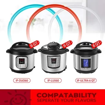 Silicone Sealing Ring 3 Pack for 5qt 6qt Instant Pot