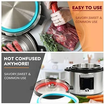 Silicone Sealing Ring 3 Pack for 5qt 6qt Instant Pot