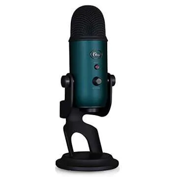 Blue Yeti Microphone Teal with Knox Boom Arm, Shock Mount and Pop Filter