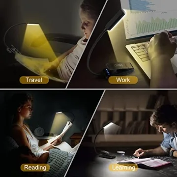 Gritin LED Book Light for Bed Reading and Studying