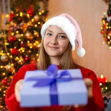 GlyinnHe Pink Christmas Santa Hats for Adults Christmas New Year Party Decorations and Supplies