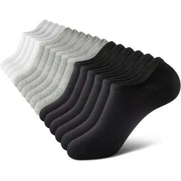 No Show Men Ankle Socks - Casual Cotton Comfort