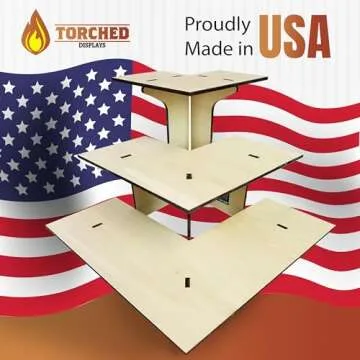 3-Tier Portable Corner Display Stand for Retail Events