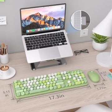 Colorful Wireless Keyboard Mouse Combo for Everyone