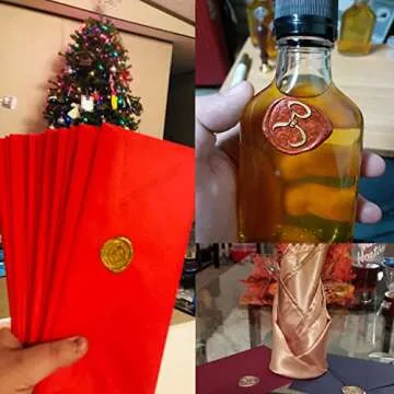 Pearl White Wax Seal Beads, ONWINPOR 300 Pieces Octagon Sealing Wax Beads for Letters, Cards, Wedding Invitations, Wine Package, Gift Wrapping, Christmas Card (Pearl White)