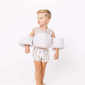 Sisterly Market Swim Shorts - Stripes for Toddlers