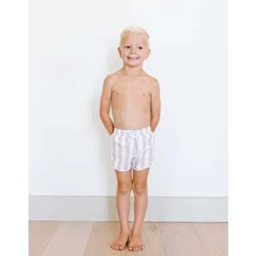 Sisterly Market Swim Shorts - Stripes for Toddlers