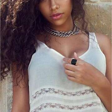 enhong Mens Rings Stainless Steel Square Signet Rings for Men,Black Pinky Thumb Ring for Dad Father Jewelry Gift for Him,Men's Ring for Biker Size 9