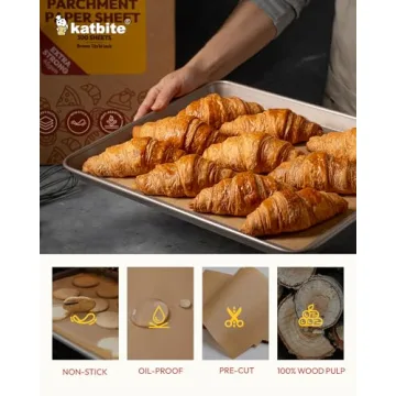 Katbite 300 Sheets Heavy Duty Unbleached Parchment Paper