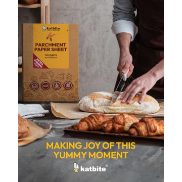 Katbite 300 Sheets Heavy Duty Unbleached Parchment Paper