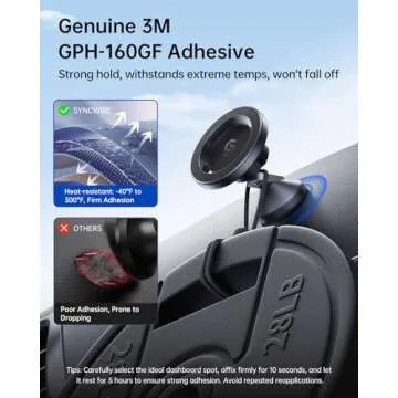 SYNCWIRE MagSafe Car Mount - Durable 360° Rotation Holder