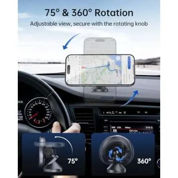SYNCWIRE MagSafe Car Mount - Durable 360° Rotation Holder