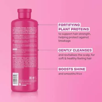 Lee Stafford Grow Strong & Long Hair Regrowth Volume Shampoo for Women & Men | Hair Lengthening Products Anti Hair Loss & Thinning | 500 ML | Sulphate Free For Damaged and Breakage prone Hairs