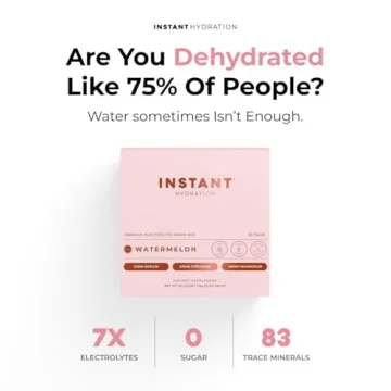 Instant Hydration Watermelon Electrolyte Drink Mix - 30 Pack