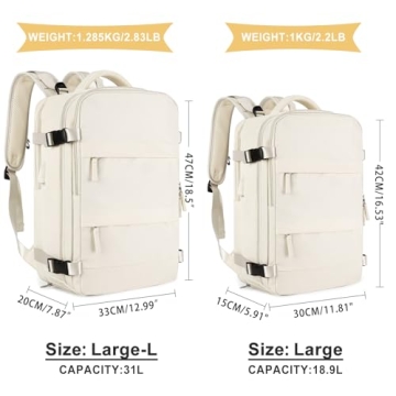 Coowoz Large Waterproof Travel Backpack for All