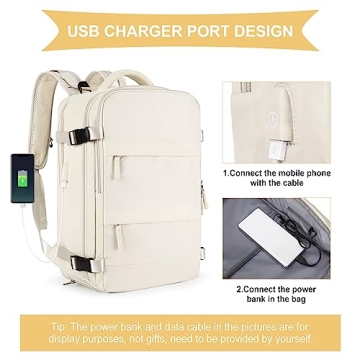 Coowoz Large Waterproof Travel Backpack for All