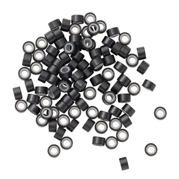 Glamlily Colored Hair Extensions for Kids, Hair Extension Beads, 100-Pcs Synthetic Strands in 10 Rainbow Colors, Includes Tools and Microbeads for Daily Use, Costumes, Formal Events (20 in)