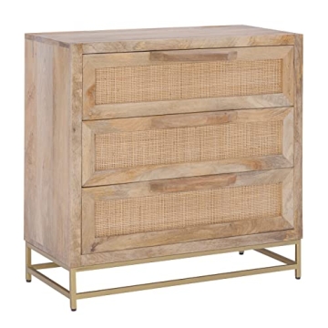 Elegant Powell Danika Rattan Cabinet for Stylish Storage