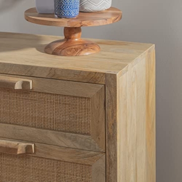 Elegant Powell Danika Rattan Cabinet for Stylish Storage