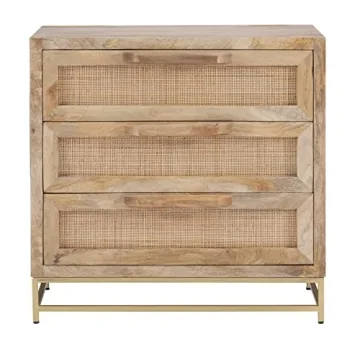 Elegant Powell Danika Rattan Cabinet for Stylish Storage