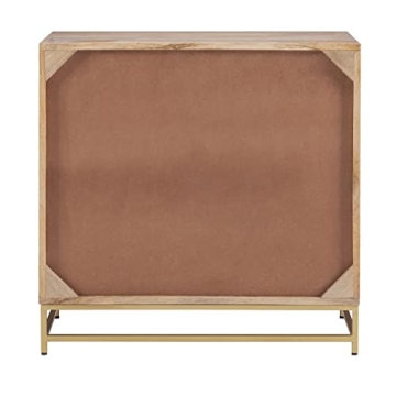 Elegant Powell Danika Rattan Cabinet for Stylish Storage