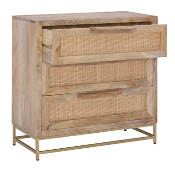 Elegant Powell Danika Rattan Cabinet for Stylish Storage