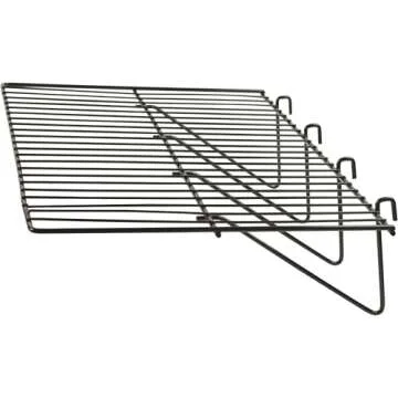 Grid Panel Display Shelf - Heavy Duty Wire Shelves for Retail
