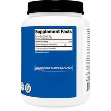 Nutricost Creatine Monohydrate Micronized Powder (1 KG) - Pure Creatine Monohydrate