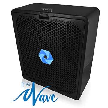 Naked Sun Wave Spray Tan Solution Overspray Extraction Fan with Reusable Extractor Filter for Airbru...