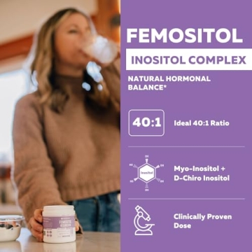 FemoSitol Inositol Powder for PCOS & Hormonal Balance 40:1 Ratio