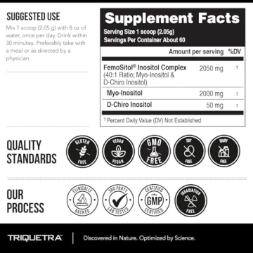 FemoSitol Inositol Powder for PCOS & Hormonal Balance 40:1 Ratio