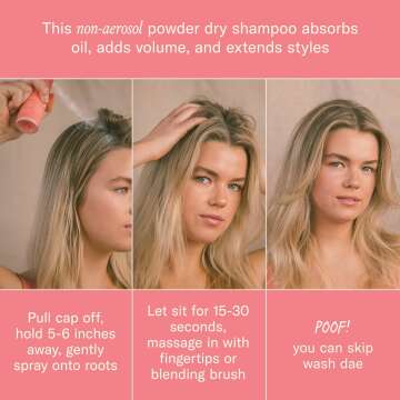 DAE Hair Fairy Duster Dry Shampoo - Travel-Size Must-Have