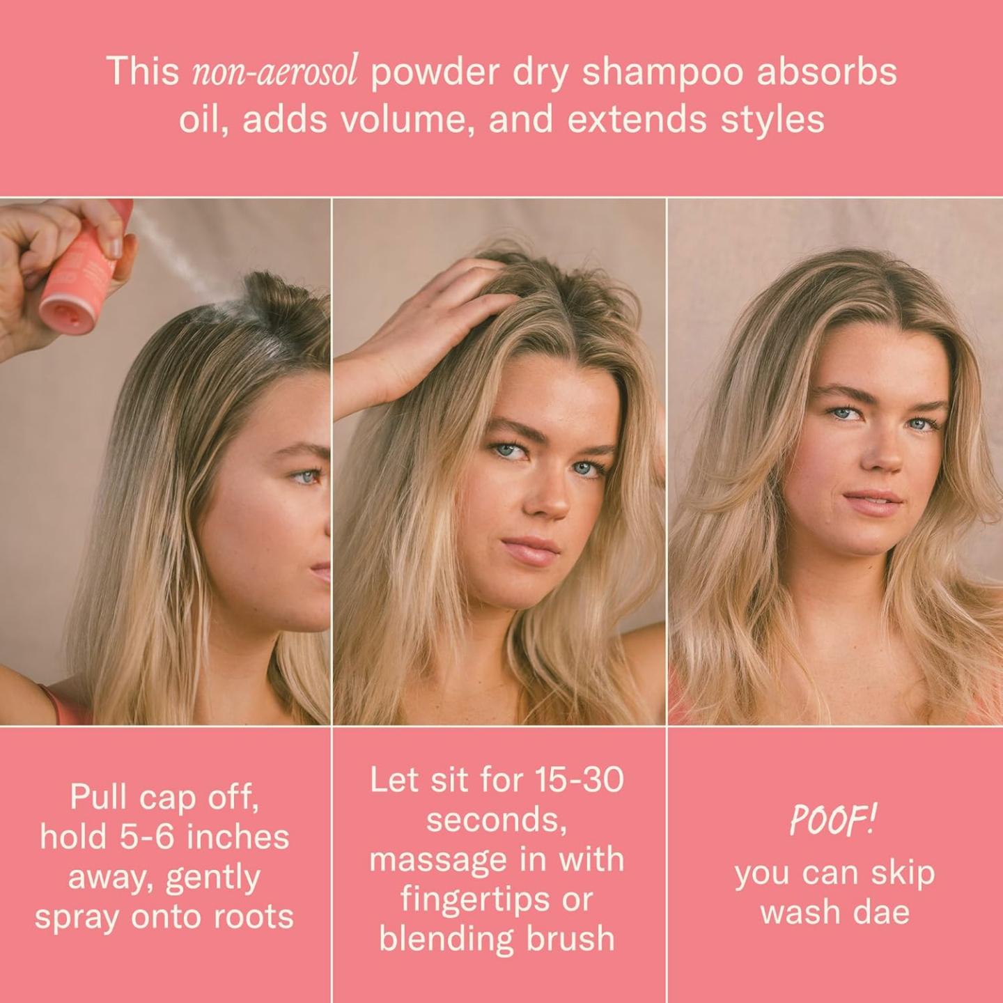 DAE Hair Fairy Duster Dry Shampoo - Travel-Size Must-Have