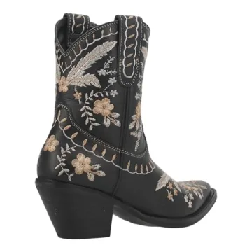 Dingo Women's Floral Snip Toe Ankle Boots - Size 7