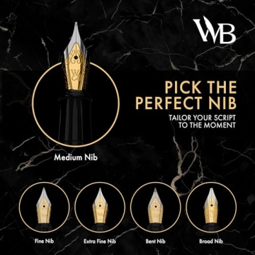 Wordsworth & Black Fountain Pen Set, Smooth Writing Gift