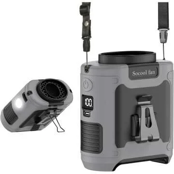 Compact Waist Clip-On Fan with 40H Battery Life