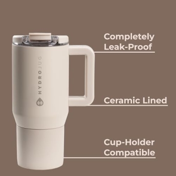 HydroJug Coffee Traveler 20 oz - Insulated Mug for Hot Cold Drinks