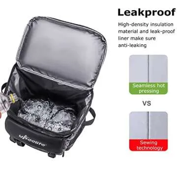 Insulated Cooler Backpack for 42 Cans - Perfect for Outdoors