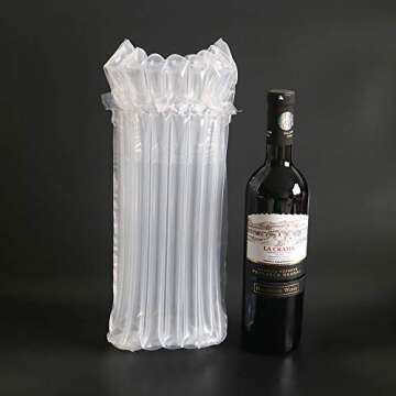 Wine Bottle Protector 12 Packs Bags With Free Pump Reusable Sleeve Travel Inflatable Air Column Cush...